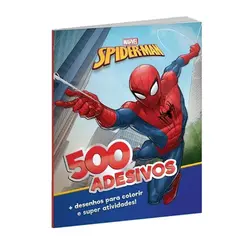 LIVRO HOMEM ARANHA COM 500 ADESIVOS CULTURAMA