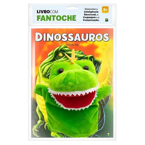 LIVRO BRINQUEDO FANTOCHE DINOSSAUROS TODOLIVRO