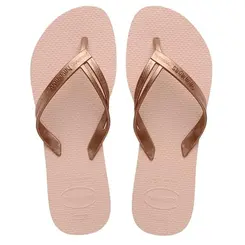 CHINELO HAVAIANAS ELEGANCE ROSE GOLD TAM 39/40