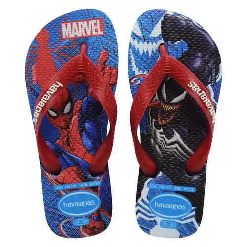 CHINELO HAVAIANAS KIDS TOP WARNER AZUL TAM 27/28
