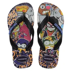 CHINELO HAVAIANAS KIDS TOP WARNER PRETO TAM 23/24