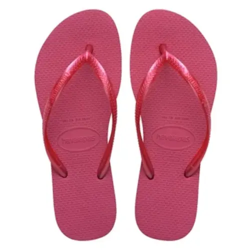 CHINELO HAVAIANAS SLIM ROSA GUM METALICO TAM 33