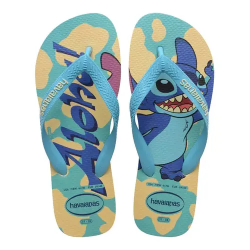 CHINELO HAVAIANAS TOP DISNEY BUTTERCREAM TAM 25