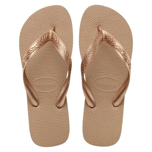 CHINELO HAVAIANAS TOP TIRAS ROSE GOLD TAM 35