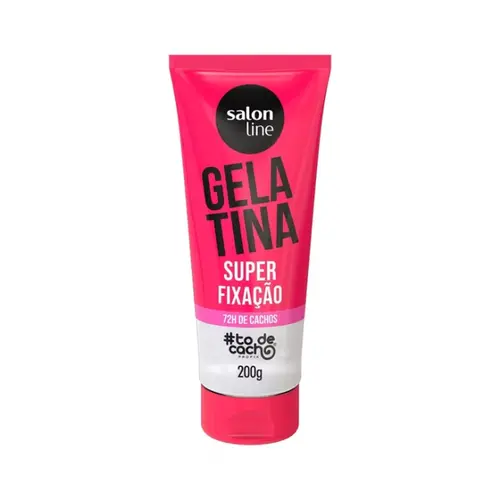 GELATINA SALON LINE #TODECACHO SUPER FIXAÇÃO 200G