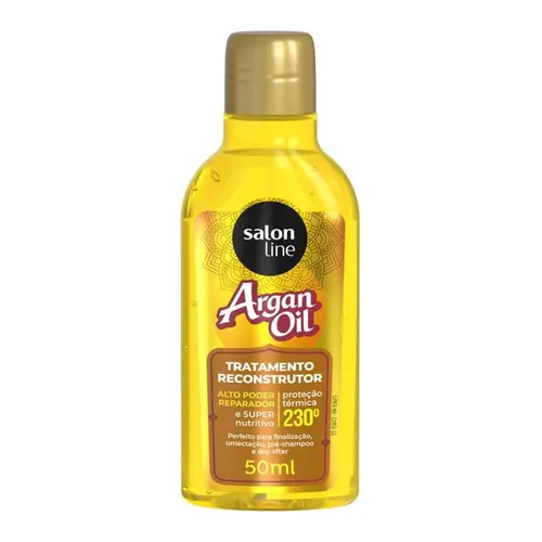 OLEO DE TRATAMENTO SALON LINE ARGAN OIL 50ML