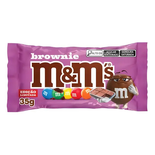 CHOCOLATE M&M BROWNIE 35G
