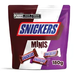 CHOCOLATE SNICKERS MINI VARIEDADES 180G