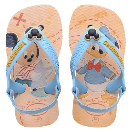CHINELO HAVAIANAS BABY DISNEY CLAS BUTTERCREAM TAM 17/18