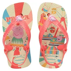 CHINELO HAVAIANAS BABY PEPPA BUTTERCREAM CORAL TAM 17 / 18