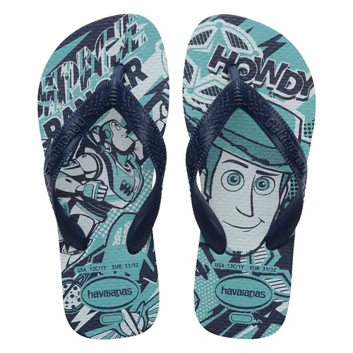 CHINELO HAVAIANAS KIDS DISNEY AZUL TOY STORY TAM 31/32