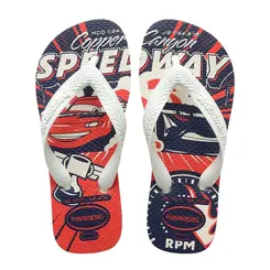 CHINELO HAVAIANAS KIDS DISNEY VERMELHO CARROS TAM 35/36