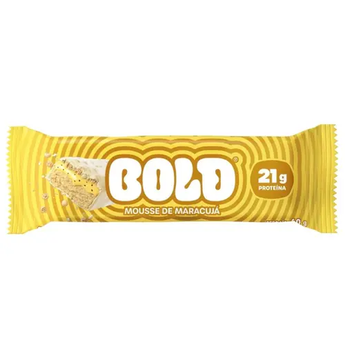 BARRA DE PROTEINA BOLD MOUSSE DE MARACUJA 60G