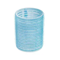 BOB COM VELCRO 60MM PARA CABELO COM 3 UNIDADES AZUL