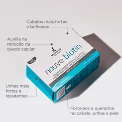 MANTECORP NOUVE BIOTIN CABELO, PELE E UNHA COM 30 CAPSULAS