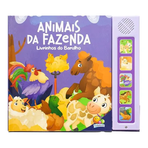 LIVRO SONORO ANIMAIS DA FAZENDA TODOLIVRO