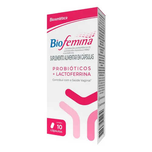 SUPLEMENTO BIO FEMINA COM 10 CAPSULAS