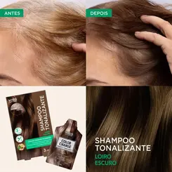 SHAMPOO TONALIZANTE KISS NEW YORK COLOR CHANGE LOIRO ESCURO