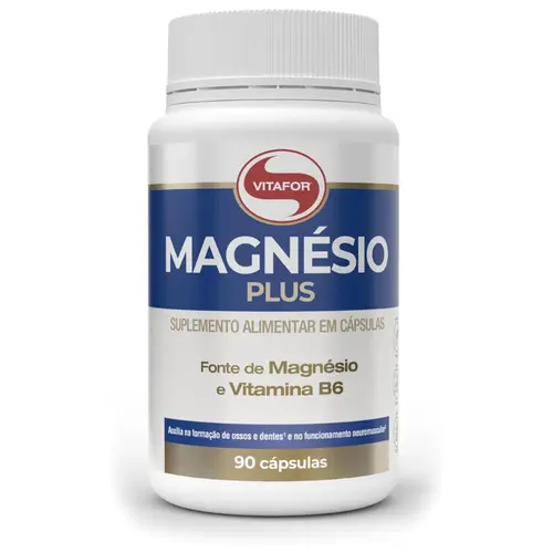 MAGNESIO PLUS 690MG VITAFOR COM 90 CAPSULAS