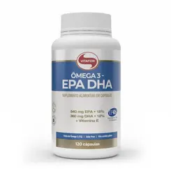 OMEGA 3 EPA E DHA 1000MG VITAFOR COM 120 CAPSULAS