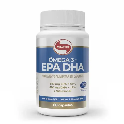 OMEGA 3 EPA E DHA 1000MG VITAFOR COM 60 CAPSULAS