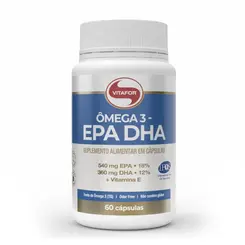 OMEGA 3 EPA E DHA 1000MG VITAFOR COM 60 CAPSULAS