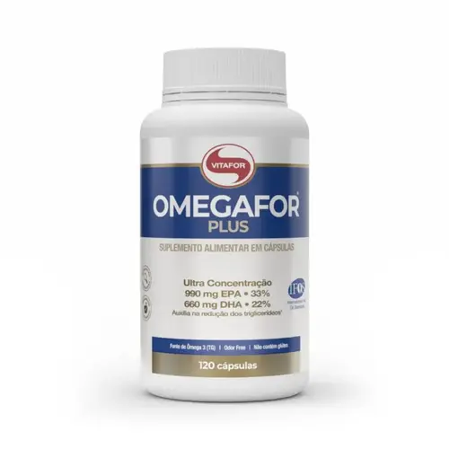 OMEGAFOR PLUS 1000MG VITAFOR OMEGA 3 COM 120 CAPSULAS