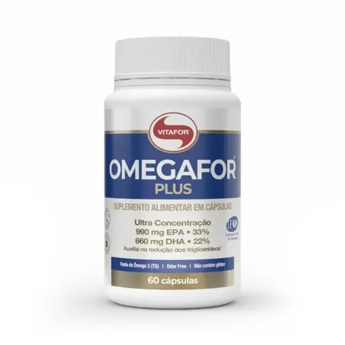 OMEGAFOR PLUS 1000MG VITAFOR OMEGA 3 COM 60 CAPSULAS