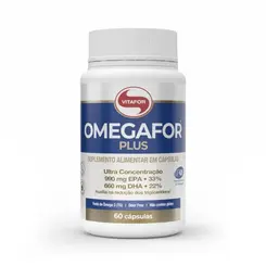 OMEGAFOR PLUS 1000MG VITAFOR OMEGA 3 COM 60 CAPSULAS