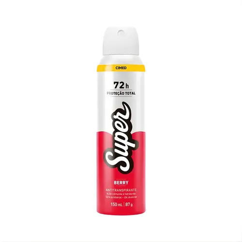 DESODORANTE AEROSOL CIMED SUPER BERRY 150ML