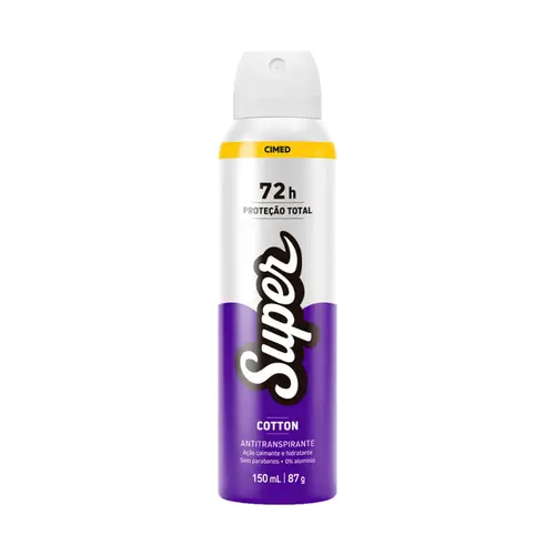DESODORANTE AEROSOL CIMED SUPER COTTON 150ML