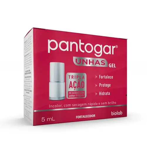 PANTOGAR FORTALECEDOR DE UNHAS EM GEL 5ML