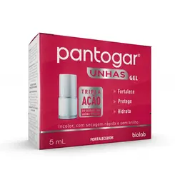 PANTOGAR FORTALECEDOR DE UNHAS EM GEL 5ML