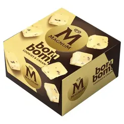 BOMBOM DE SORVETE MAGNUM MINI COOKIES 85G