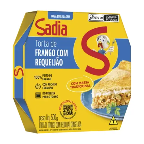 TORTA DE FRANGO COM REQUEIJAO 500G