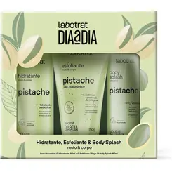 KIT LABOTRAT DIA A DIA HIDRATANTE + BODY SPLASH + ESFOLIANTE PISTACHE