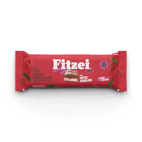 BARRA DE PROTEINA FITZEI VITAFOR FRUTAS VERMELHAS 40G