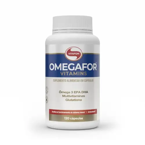 OMEGAFOR VITAMINS 1000MG VITAFOR OMEGA 3 COM 120 CAPSULAS