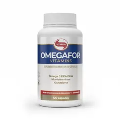 OMEGAFOR VITAMINS 1000MG VITAFOR OMEGA 3 COM 120 CAPSULAS