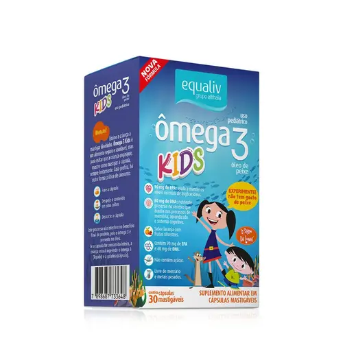 OMEGA 3 KIDS COM 30 CAPSULAS