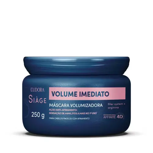 MASCARA DE TRATAMENTO EUDORA SIAGE VOLUME IMEDIATO 250G