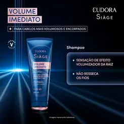 SHAMPOO EUDORA SIAGE VOLUME IMEDIATO 250ML