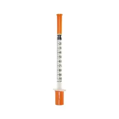 SERINGA PARA INSULINA 100UI COM AGULHA ACOPLADA 1ML COM 1 UND