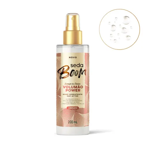 SORO HIDRATANTE SEDA BOOM VOLUMAO POWER DAY AFTER EM SPRAY 200ML