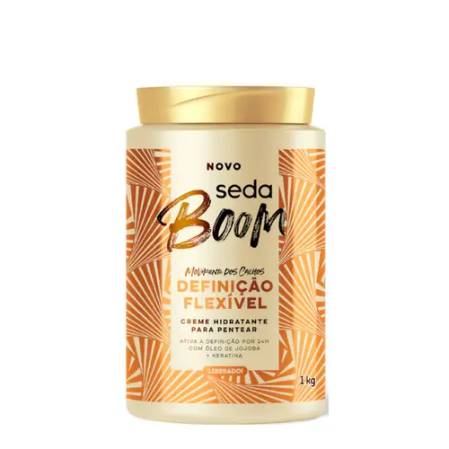 CREME PARA PENTEAR SEDA BOOM DEFINICAO FLEXIVEL 1KG