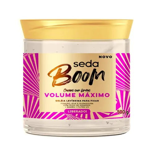 GELEIA CAPILAR SEDA BOOM VOLUME MAXIMO 500G