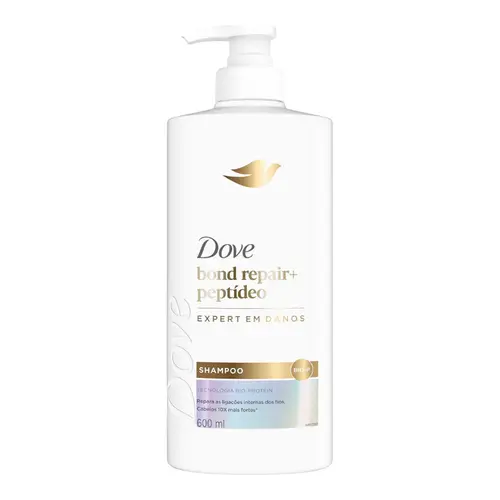 SHAMPOO DOVE BOND REPAIR + PEPTIDEO PUMP 600ML