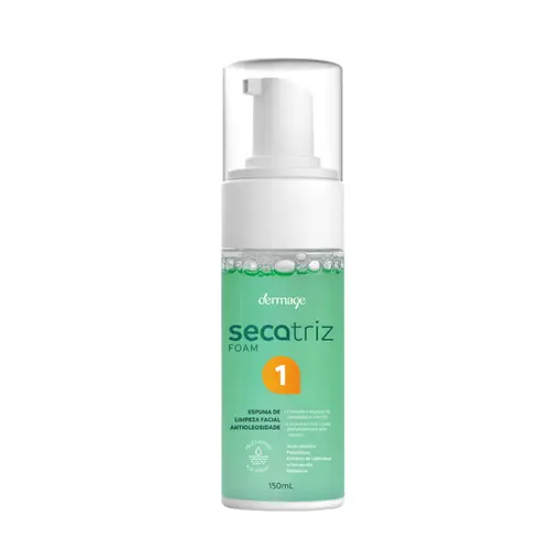 ESPUMA DE LIMPEZA FACIAL DERMAGE SECATRIZ FOAM ANTIOLEOSIDADE 150ML