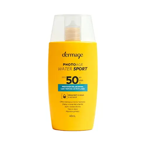 PROTETOR SOLAR FACIAL DERMAGE PHOTOAGE WATER SPORT FPS50 40ML