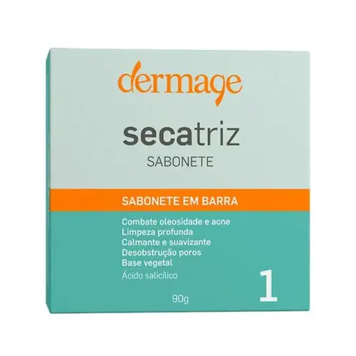 SABONETE EM BARRA SECATRIZ DERMAGE 90G